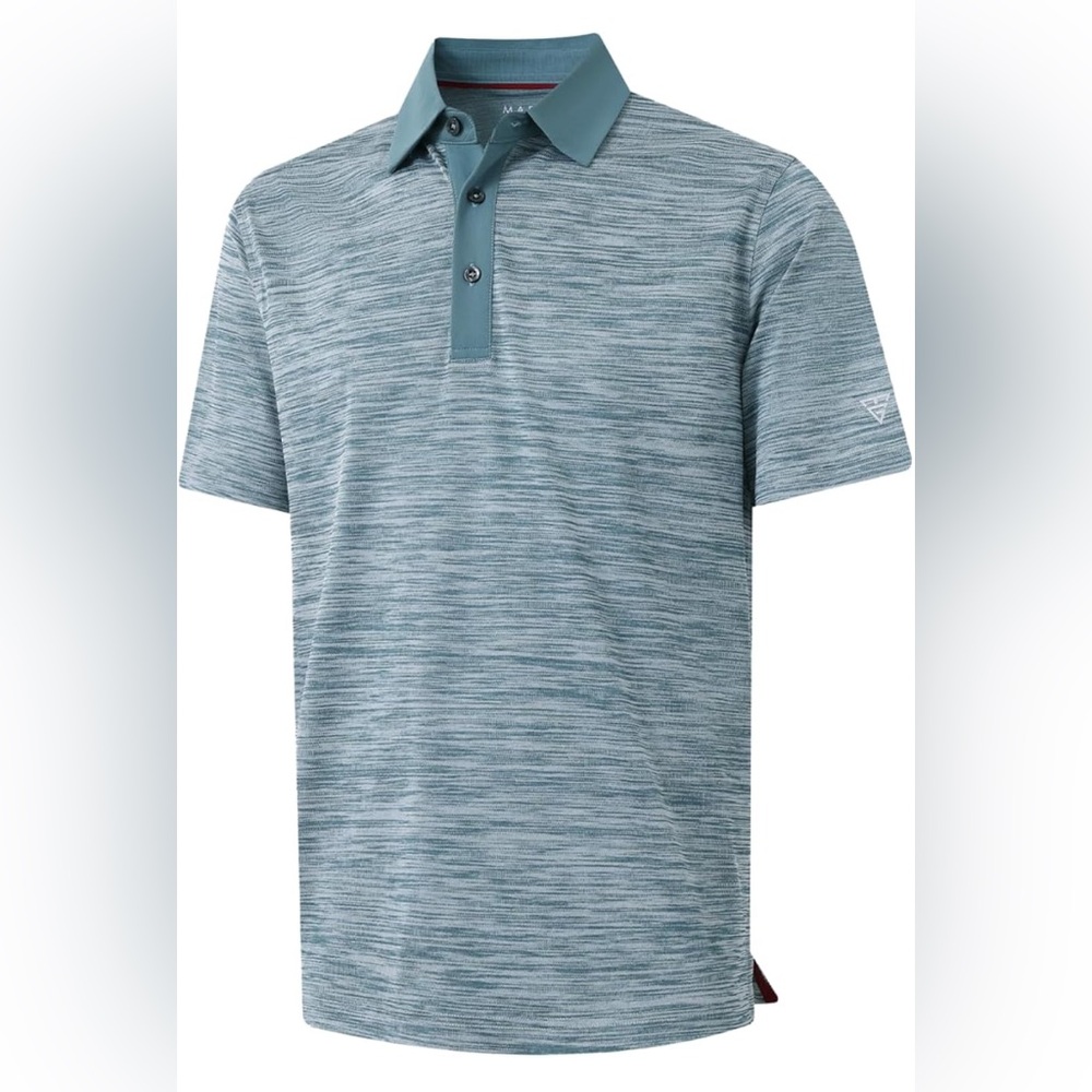 Polo Shirt for Men Dry Fit Short Sleeve Casual Performance Moisture Wicking
